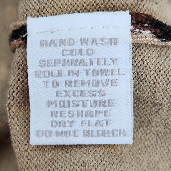 NWT Charter Club Cardigan Size Medium Petite Colors Brown Black & Tan - Picture 7 of 7